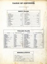 Table Of Contents, Hampshire County 1873